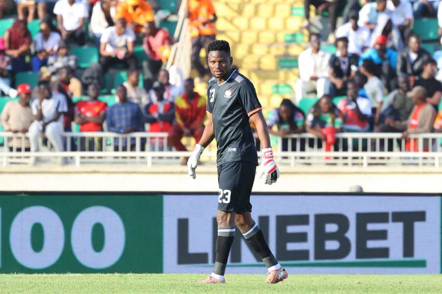 Benni McCarthy defends goalkeeper Bryne Omondi.