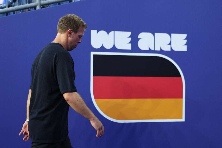 Julian Nagelsmann walks off after World Cup exit Julian Nagelsmann walks off after World Cup exit