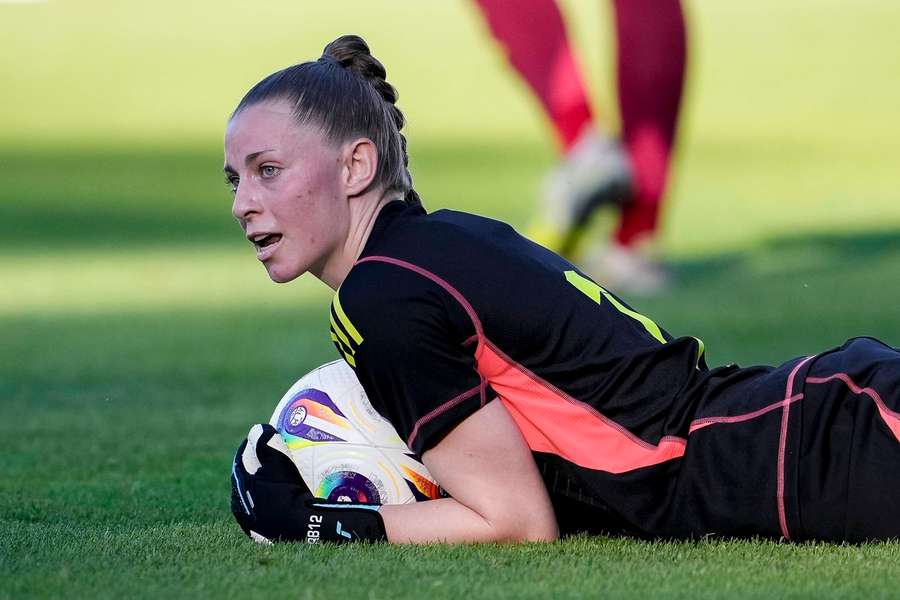 Rafaela Borggräfe com a camisola da seleção alemã de sub-23.