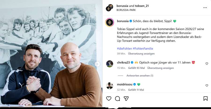 Sippel (l.) gemeinsam mit Rouven Schröder