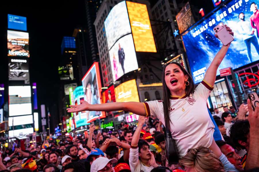 Times Square vibró durante el Mundial como el principal punto de encuentro entre los pueblos Times Square vibró durante el Mundial como el principal punto de encuentro entre los pueblos