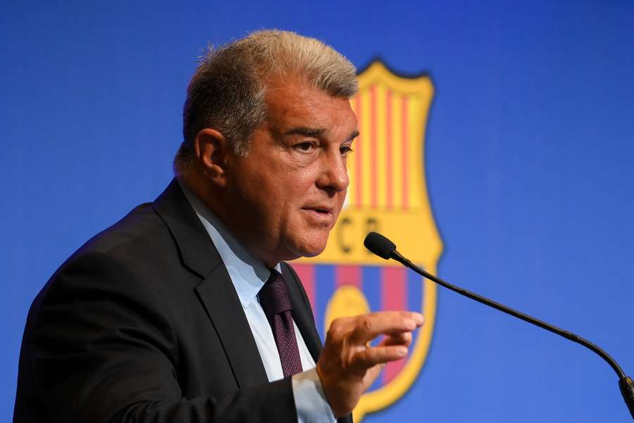 Joan Laporta told a press conference that 'Barcelona has not committed any crime' amid investigations into payments made to a former refereeing chief