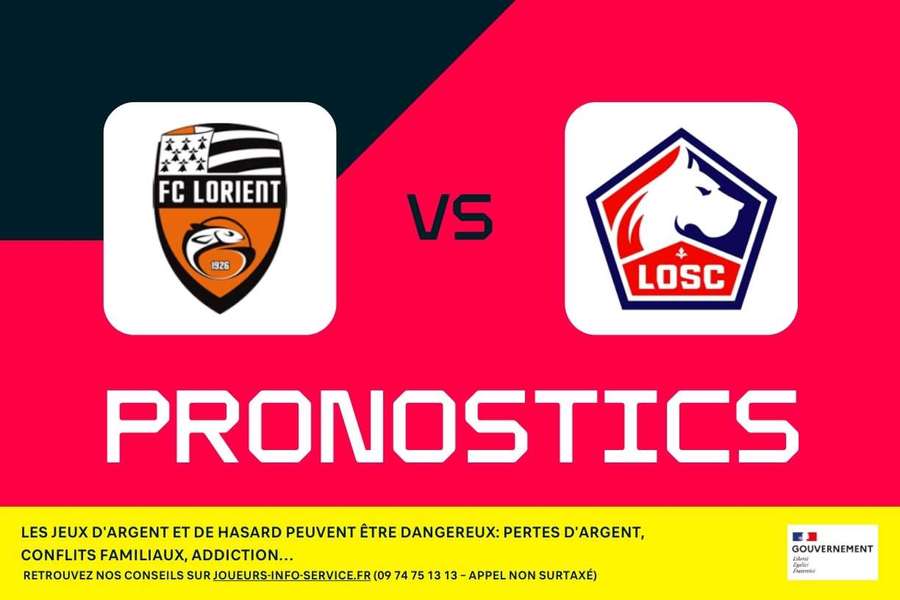 Lorient - Lille : Pronostics, meilleurs paris et cotes (J3 - Ligue 1)
