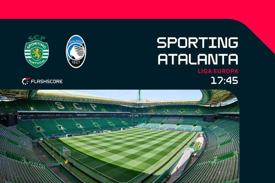 Sporting recebe Atalanta em Alvalade
