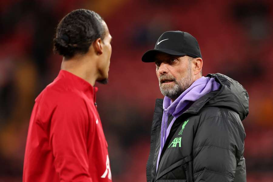 Virgil van Dijk says standards and professionalism have not dropped at Liverpool since Jurgen Klopp's announcement