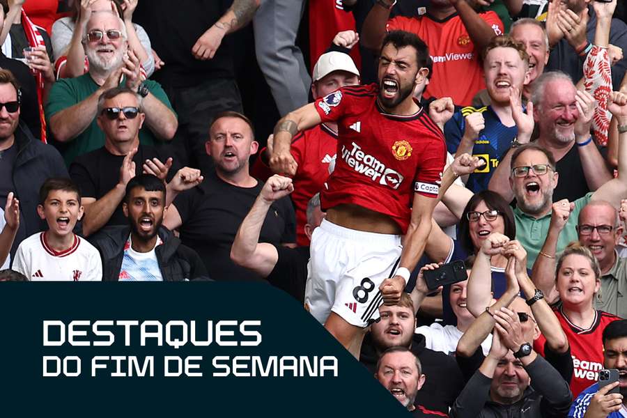 Bruno Fernandes fez o gol que selou a 13ª virada improvável do United na Premier League