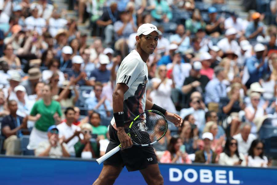 Auger-Aliassime à l'US Open.