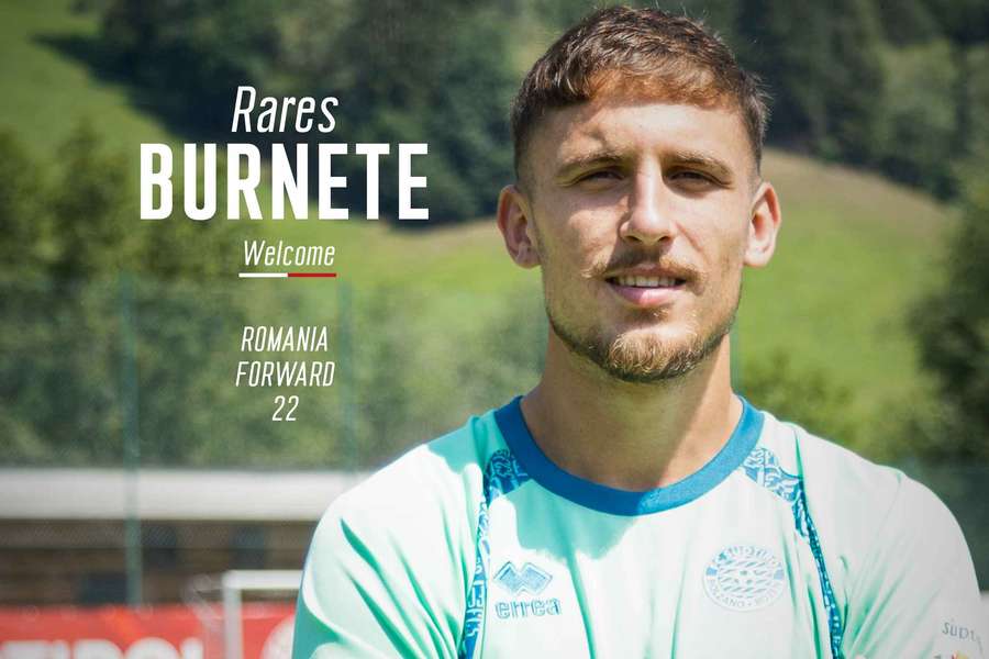 Rareș Burnete a fost împrumutat din nou în Serie B Rareș Burnete a fost împrumutat din nou în Serie B