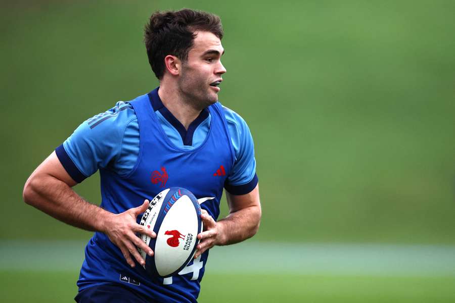 Damian Penaud à l'entraînement la semaine dernière.