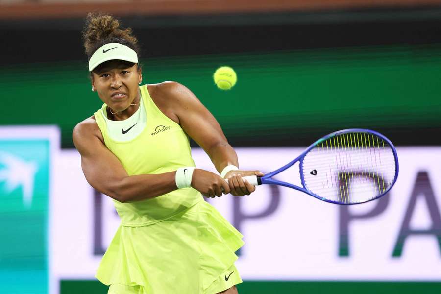 Naomi Osaka cette nuit à Indian Wells.