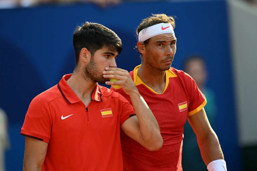 Carlos Alcaraz und Rafael Nadal sind im Doppel-Viertelfinale ausgeschieden.