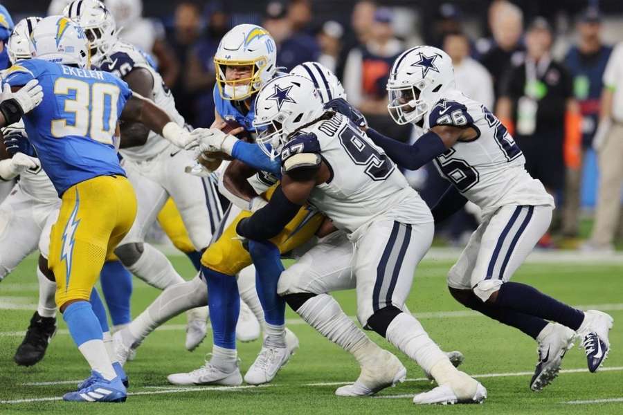 Dallas Cowboys vandt tæt kamp mod Los Angeles Chargers natten til tirsdag