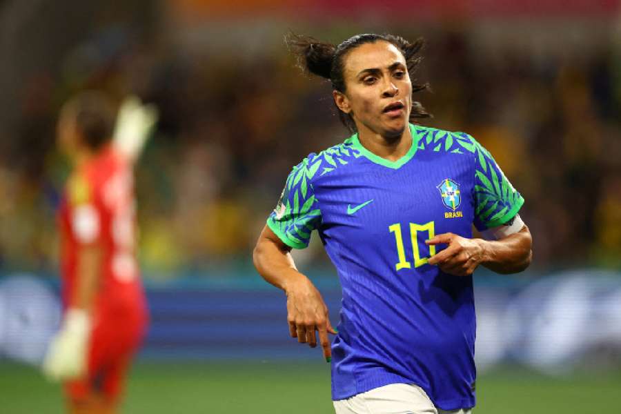 Marta played 175 times for Brazil