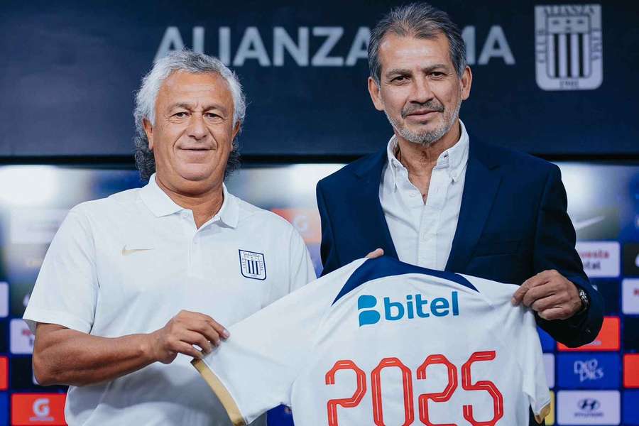 Néstor Gorosito, en su presentación con Alianza de Lima