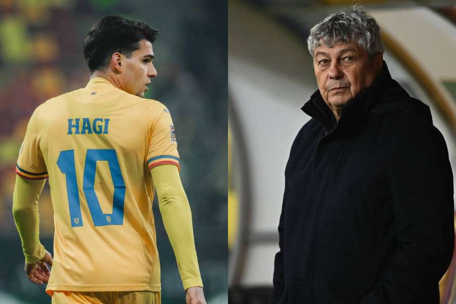 Ianis Hagi și Mircea Lucescu