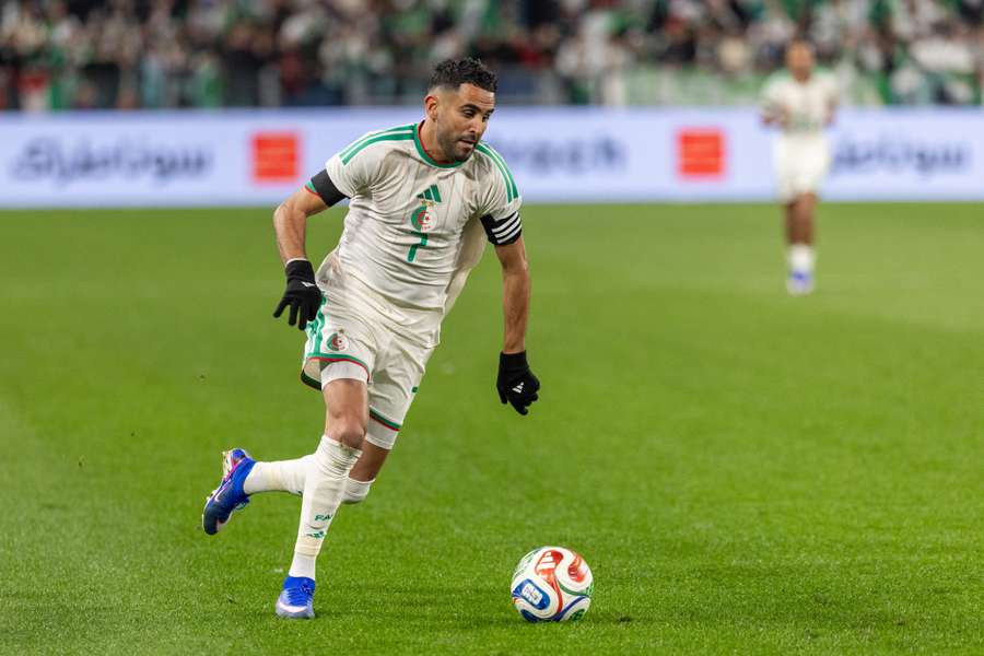 Riyad Mahrez, en un partido del 1 de abril