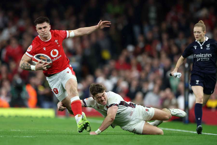 Tommy Freeman scored in all five of England's 2025 Six Nations matches.
