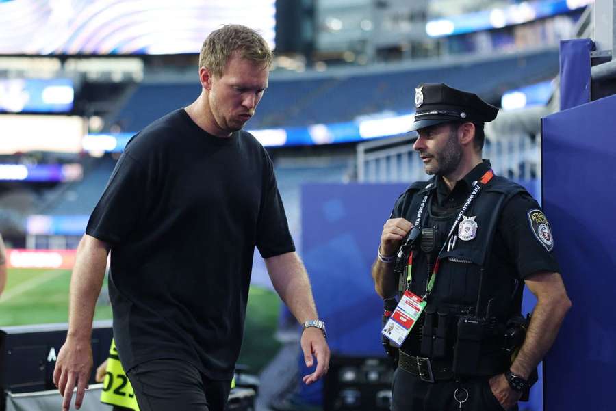 Nagelsmann verlässt enttäuscht das Stadion in Boston