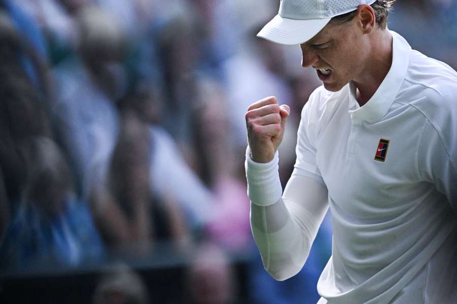 Jannik Sinner had to fight back after losing the opening set