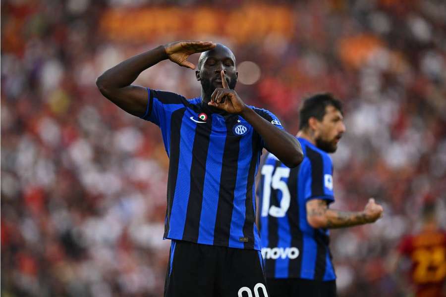 Lukaku deixou a sua marca contra a Roma