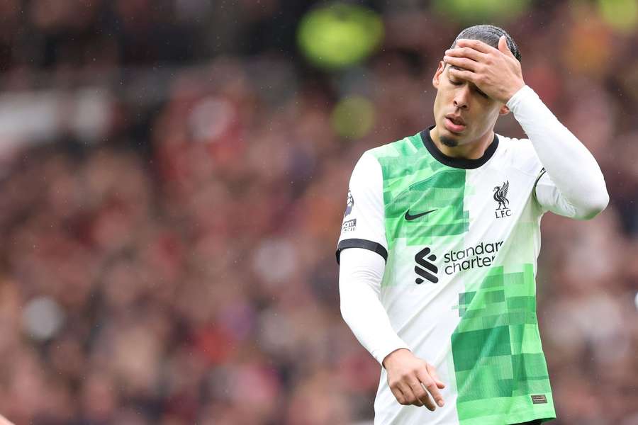 Virgil van Dijk says Manchester United draw feels like a defeat for Liverpool in title race