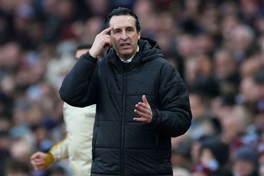 Aston Villa manager Unai Emery