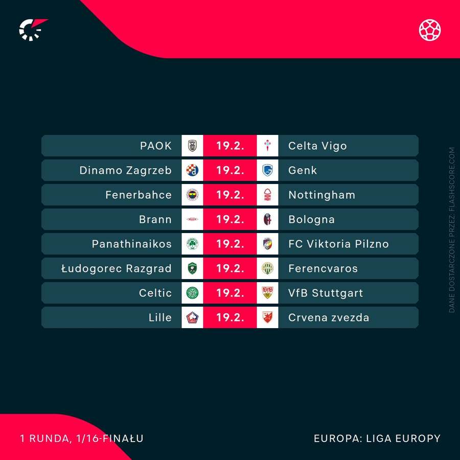 Terminarz meczów Ligi Europy