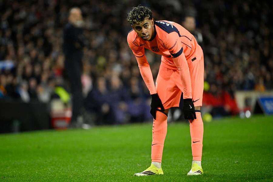 Lamine, jugador del Barça