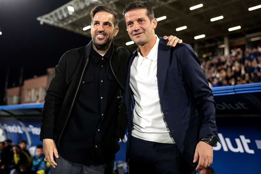 Cesc Fabregas și Cristi Chivu 