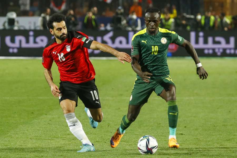 Sadio Mane and Mohamed Salah will meet in the AFCON semi-finals on Wednesday.