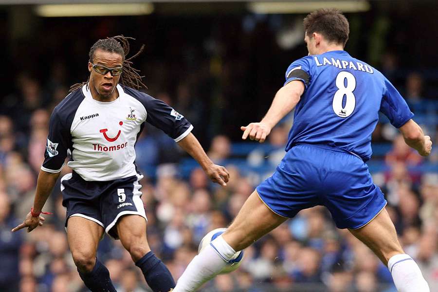 Edgar Davids in action for Spurs in 2006