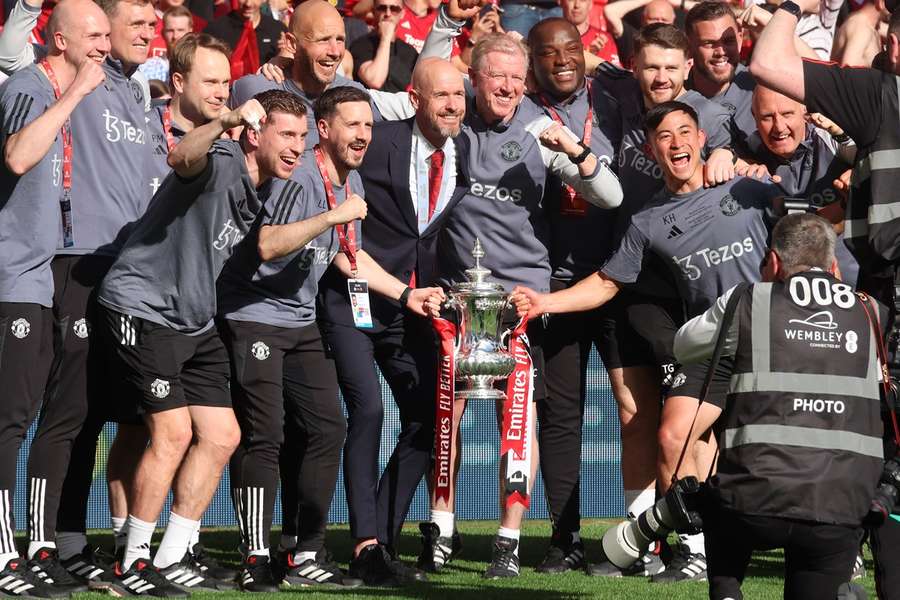 Manchester United plaatste zich door middel van de winst in de FA Cup voor de UEFA Europa League