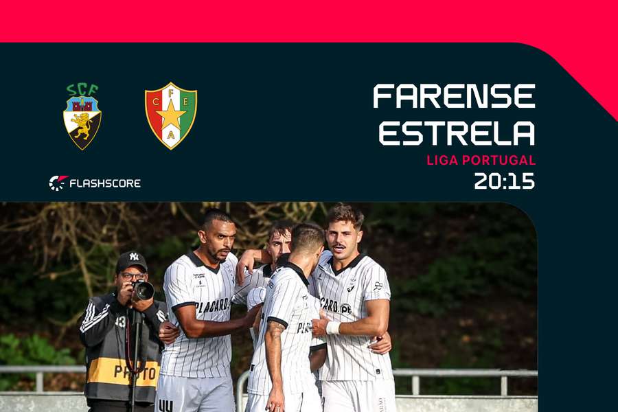 Farense defronta Estrela no arranque da 12.ª jornada