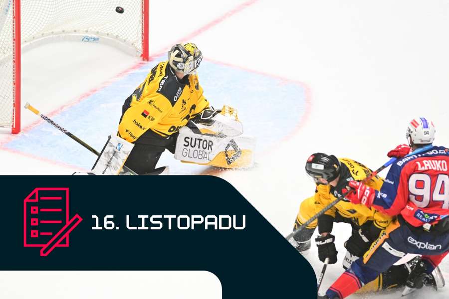 Takhle Jakub Lauko rozhodl v září první vzájemný duel Pardubic a Litvínova v sezoně.