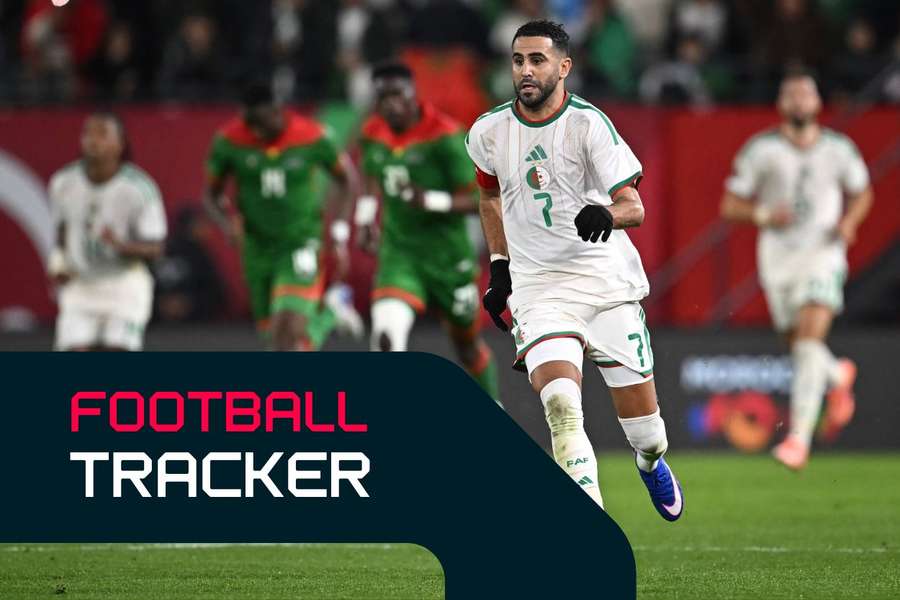 Riyad Mahrez netted for Algeria against Burkina Faso