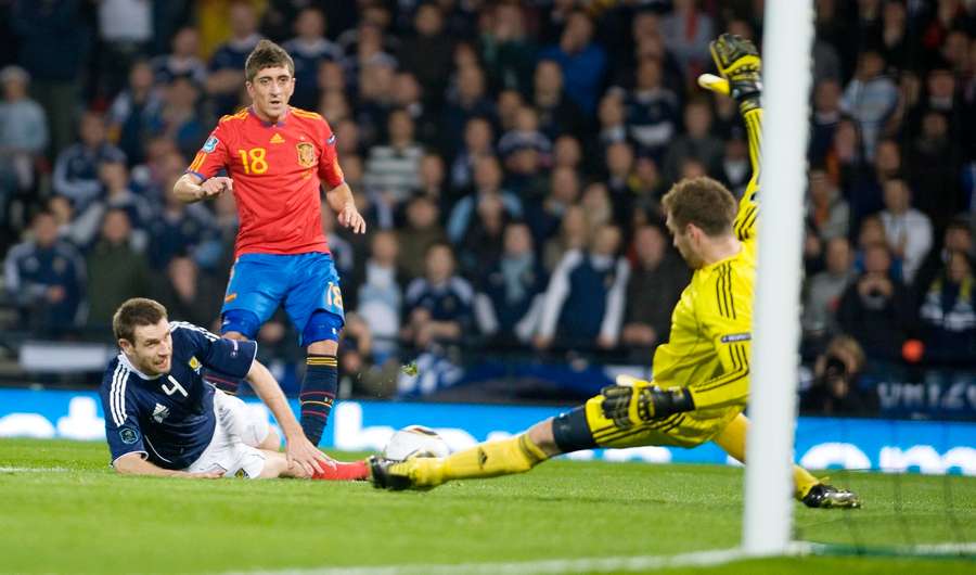 Pablo Hernandez played four times for Spain