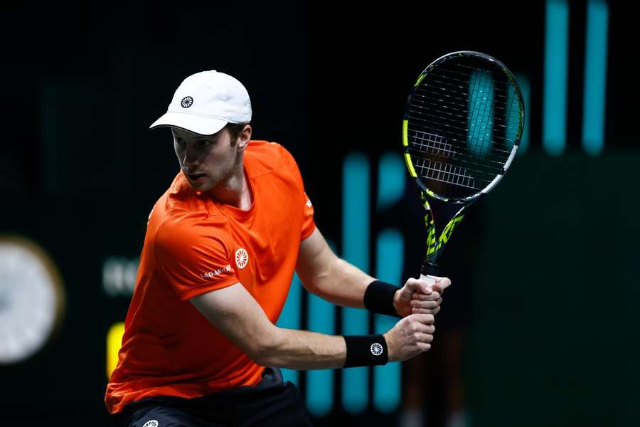 Botic van de Zandschulp op de Daviscup Finals