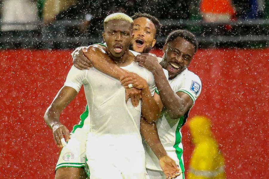 Victor Osimhen bagged a brace against Gabon Victor Osimhen bagged a brace against Gabon