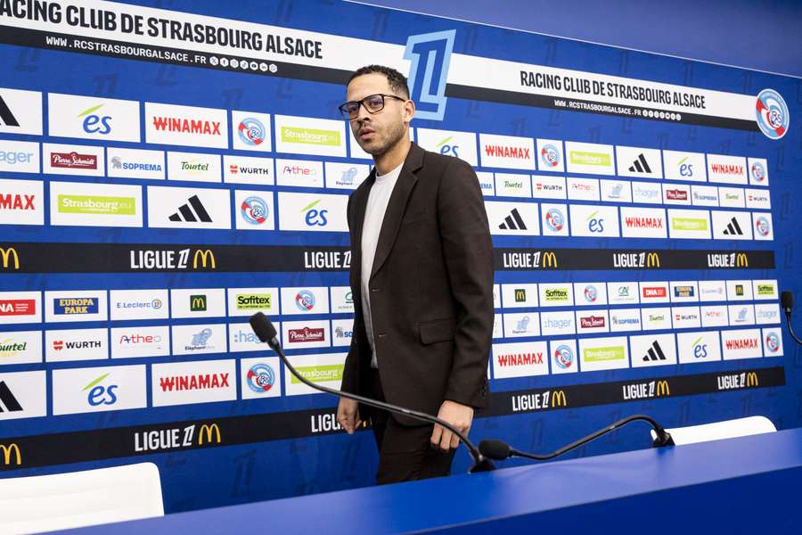 Rosenior en conférence de presse ce mardi.