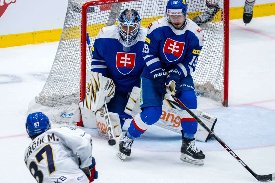 Slováci sa proti Česku strelecky nepresadili.