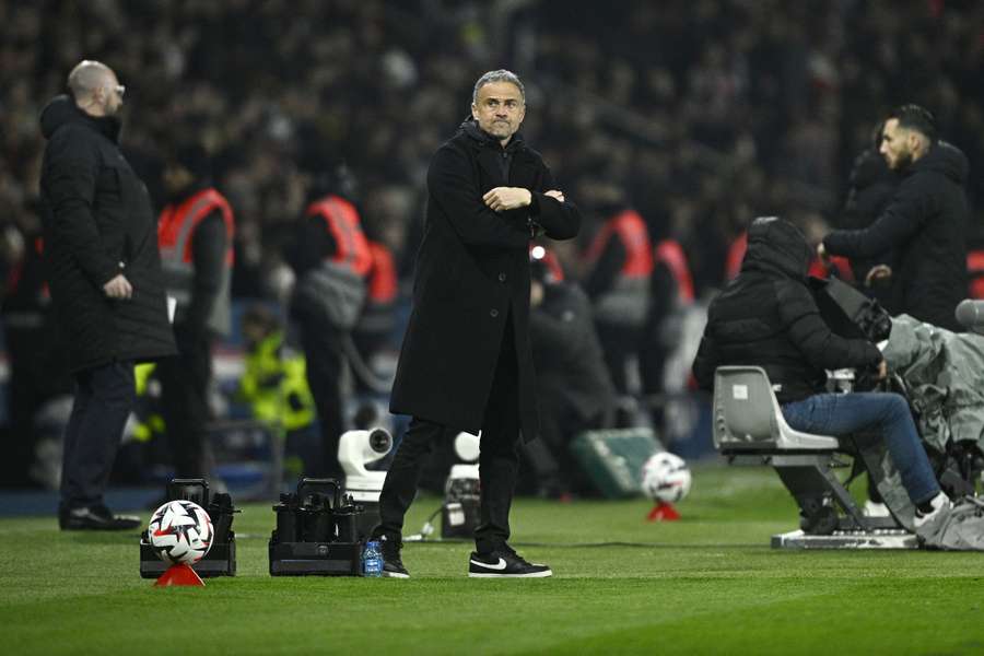 Luis Enrique, con el PSG