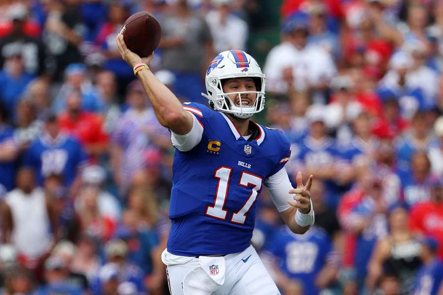 Josh Allen war der Glücksbringer der Buffalo Bills gegen die Raiders.