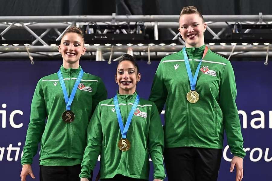 O Grupo Feminino de Alícia Santos, Leonor Carreira e Ema Fernandes voltou a subir ao lugar mais alto do pódio