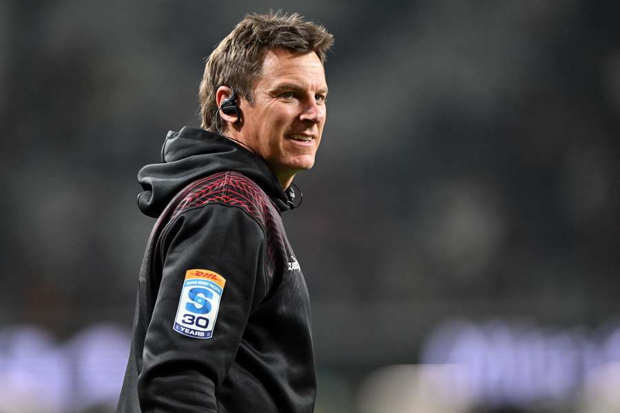 New Fijian Drua head coach Brad Mooar during his time at the Crusaders.