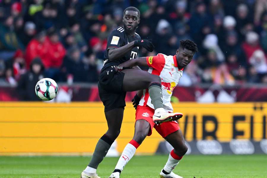 Dayot Upamecano avec le Bayern. Dayot Upamecano avec le Bayern.