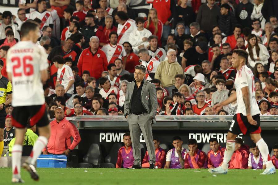 Marcelo Gallardo, técnico de River Plate y con gran relación con la Libertadores