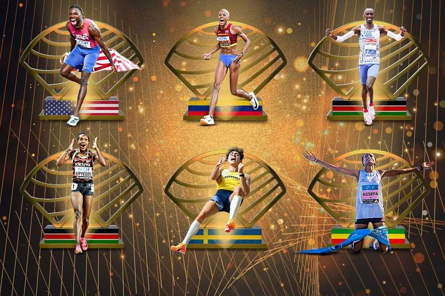 Los seis vencedores de Atleta del Año 2023