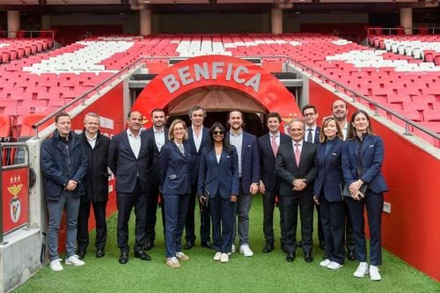 Equipa multidisciplinar da FIFA no Estádio da Luz
