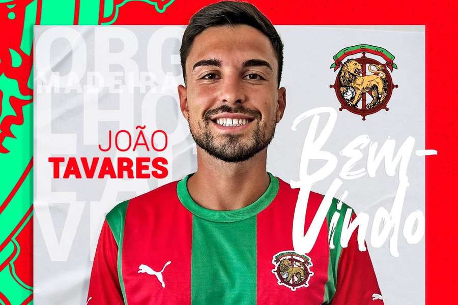 João Tavares reforça o meio-campo do Marítimo