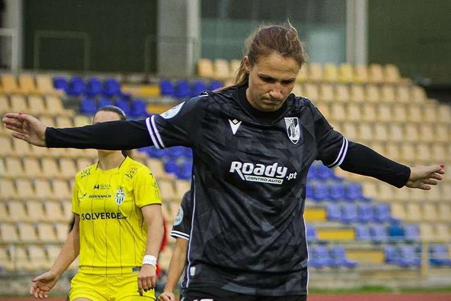 Vanessa Marques marcou o golo do Vitória SC Vanessa Marques marcou o golo do Vitória SC